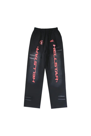 Studios' new red logo casual sports pants! black