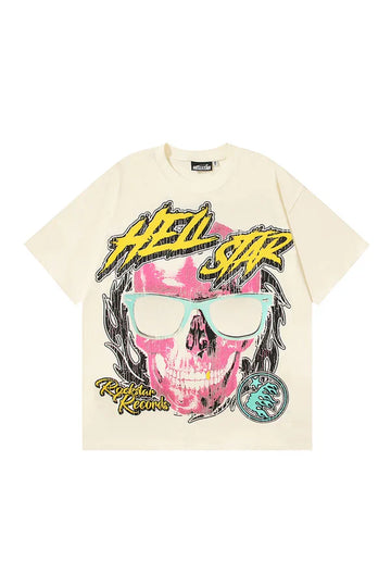 Studio funny skull text T-shirt