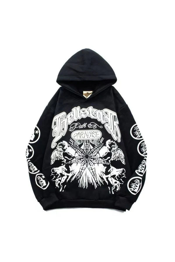 Studios Records Amercian Hoodie Black