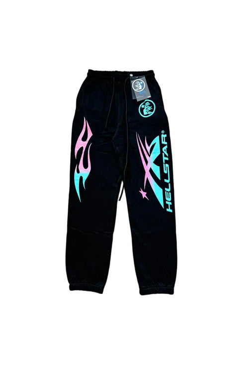 Flame Flare Sweatpants BLack）