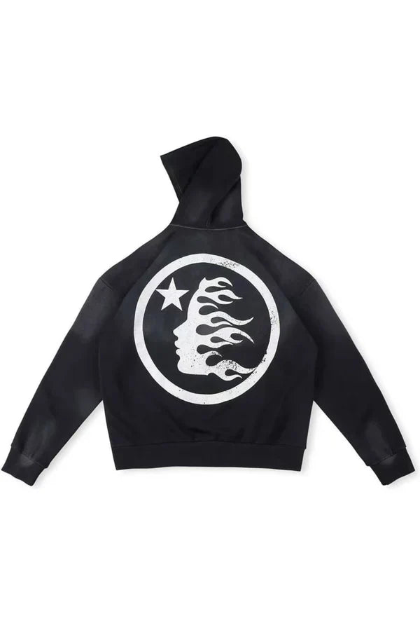 Studios Records Zip Hoodie Black