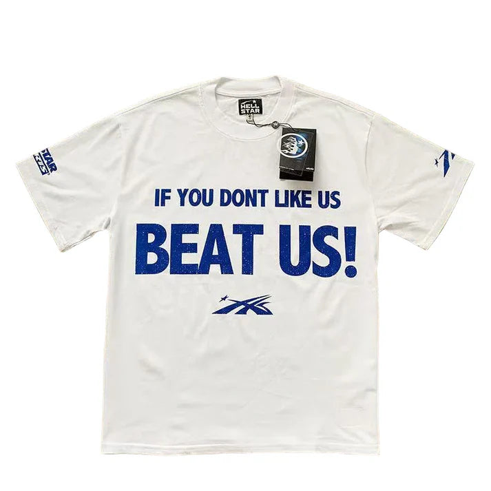 StudioBeat Us! T-Shirt White/Blue