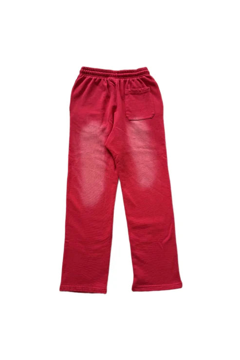 Studios flame casual sports pants red