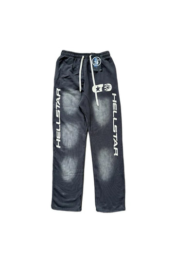 Studios side logo casual sports pants gray