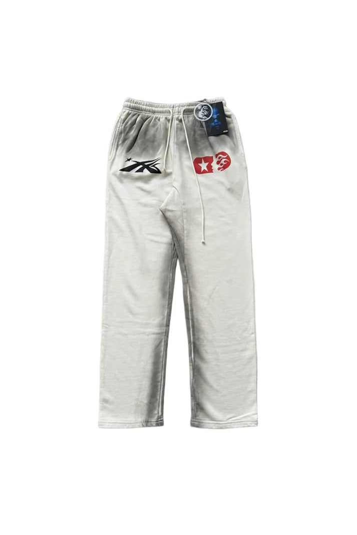 Studios logo Skeleton casual sports pants white