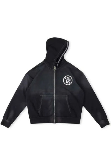 Studios Records Zip Hoodie Black