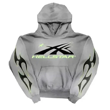 Grey Sport Logo Hoodie