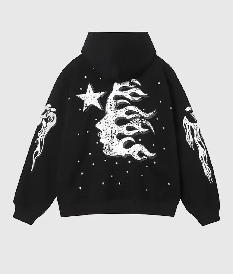 Racer Hooded Vintage Black
