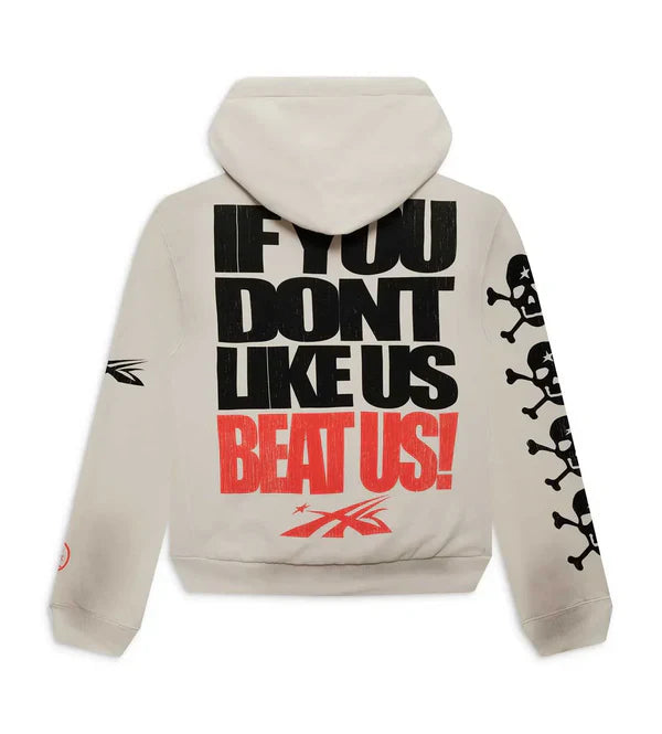 Sports "Beat Us" Hoodie White