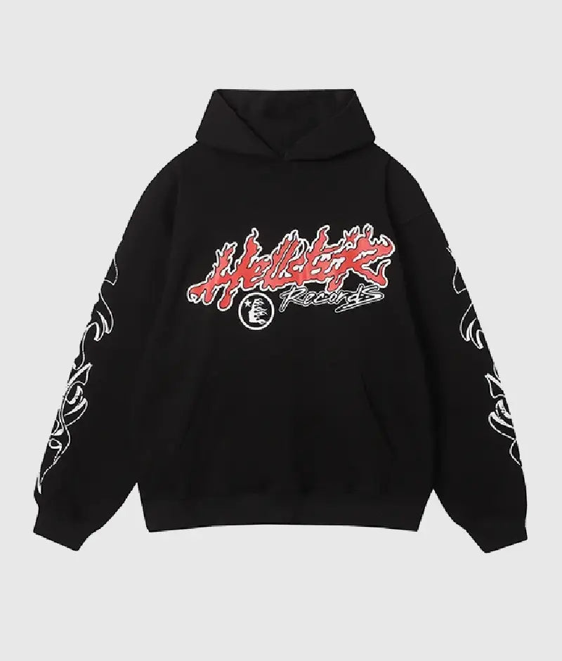 Studio Records Hoodie Black