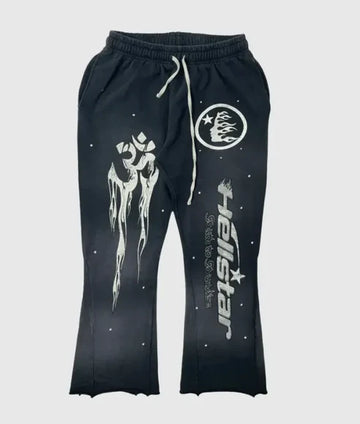 Studios Racer Flare Black Sweatpants