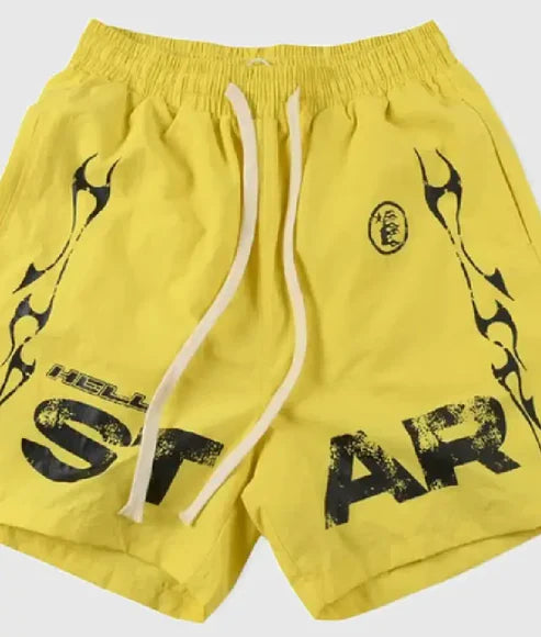 Studios Records Star Shorts Yellow