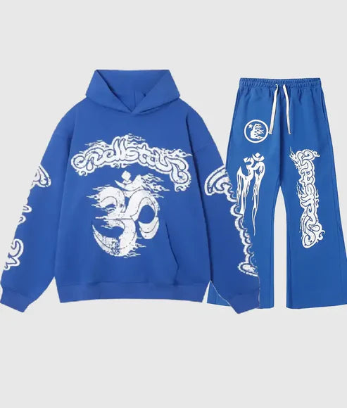 Studios Records Yoga Tracksuit Blue