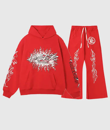 Studios Records Tracksuit Red