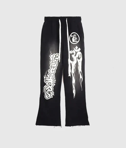 Studios records casual sports pants in black