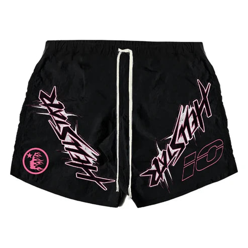Waxed Nylon Shorts